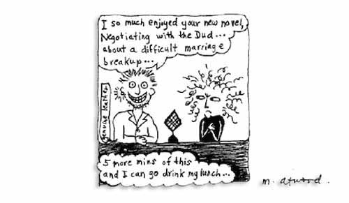 Negotiating with the Dead comic by Margaret Atwood